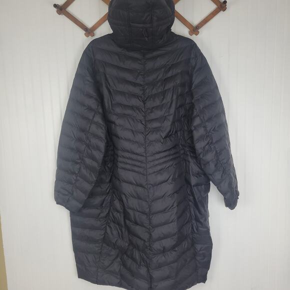 Lands' End Wanderweight Packable Black Down quilted Coat Size 3xl - Picture 9 of 9